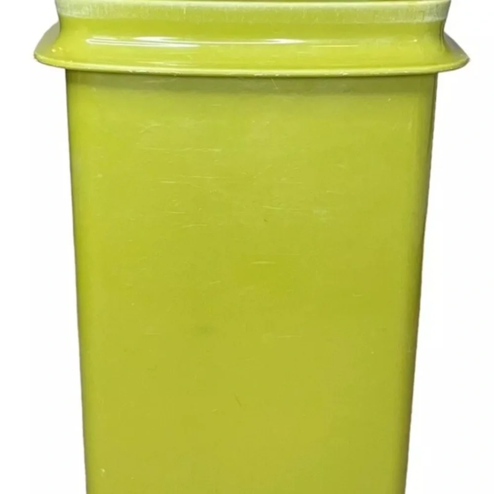 Vintage Tupperware 1330-3 Avocado‎ Green Pickle Olive Keeper Container Canister